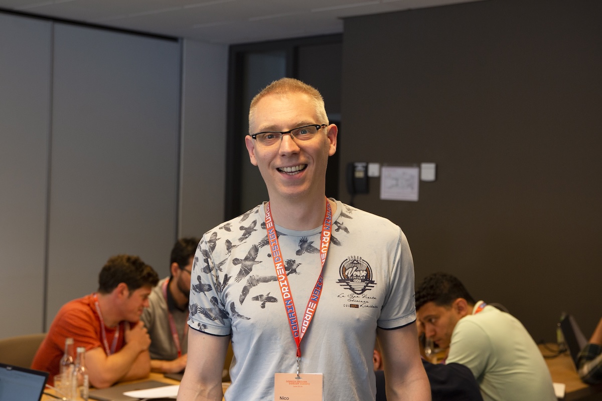 Nico Krijnen giving a workshop at DDD Europe